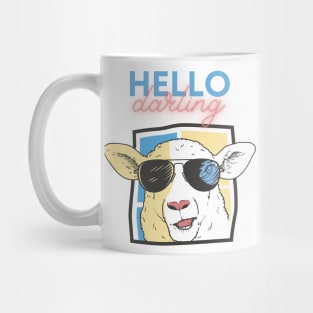 Hello Darling Sheep Mug